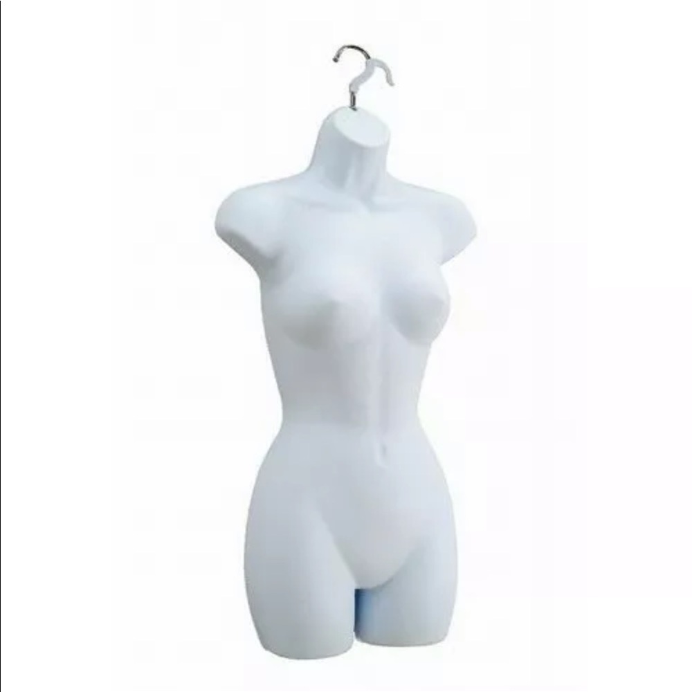 Hanging female woman manikin